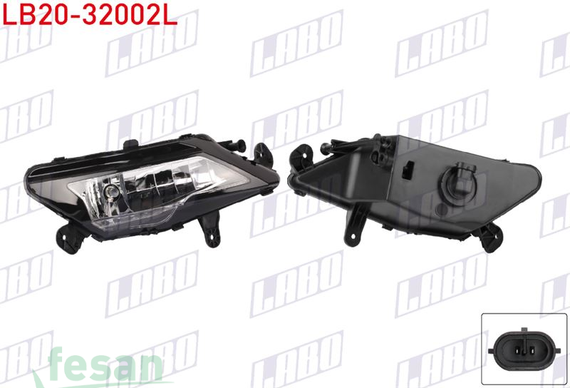 LB20-32002L SİS LAMBASI OPEL ASTRA K 2020> SOL
