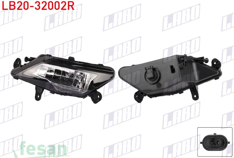 LB20-32002R SİS LAMBASI OPEL ASTRA K 2020> SAĞ