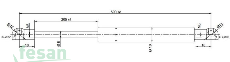 09010346 AMORTİSÖR BAGAJ TOYOTA YARİS 1999>