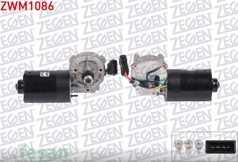 ZWM1086 12V SİLGİ MOTORU PEUGEOT 206 1993-1997 1998-2012