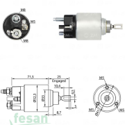 ZM 376 BOSCH 12V MARŞ OTOMATİĞİ CİTROEN PEUGEOT FİAT LANCİA