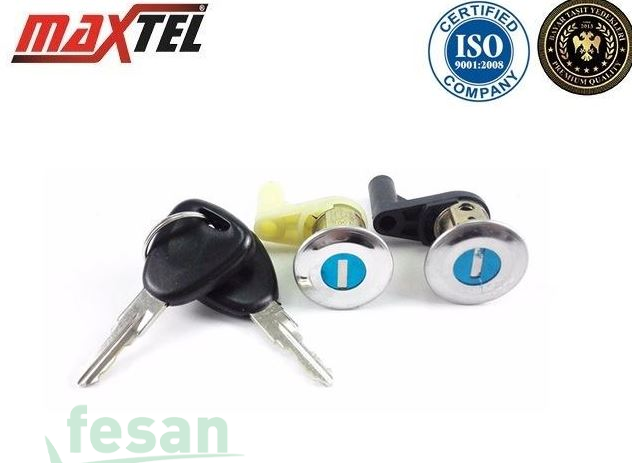 14215787 KAPI KİLİT ŞİFRE TAKIMI DACİA LODGY LOGAN DUSTER SANDERO RENAULT GRUBU PLASTİK ANAHTARLI