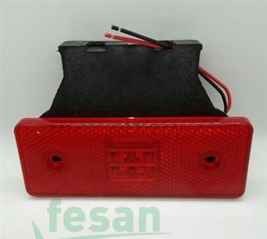 TAS 003K 24V SİDE MARKER LEDLİ KIRMIZI 4LED NOKTA L0030