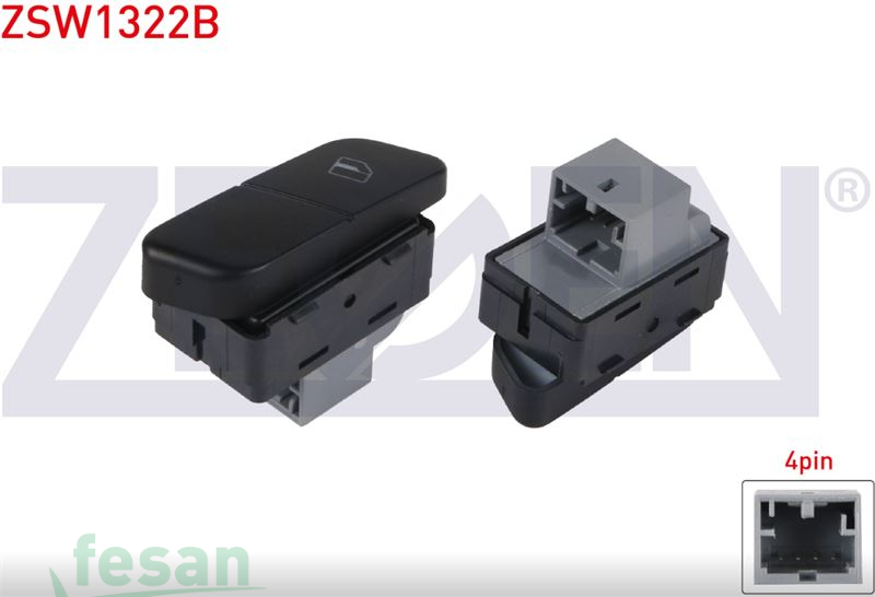 ZSW1322B ANAHTAR AÇMA KAPAMA VW POLO YM L 4F 2002-2010