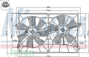 85393 12V FAN MOTORU CHRYSLER PACİFİCA 3.5 2003-2006