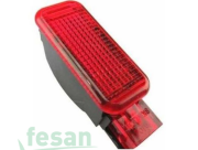 6Y0947411 KAPI EŞİK LAMBASI AUDİ A3-A4-A6-A8-Q3-Q5 Q7 SKODA FABİA KODİAQ OCTAVİA YETİ 2004-2018 ÖN ARKA KIRMIZI