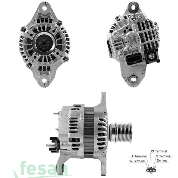 MİTSUBİSHİ A4TR6493 24V ŞARJ DİNAMOSU RENAULT VOLVO 110AHM