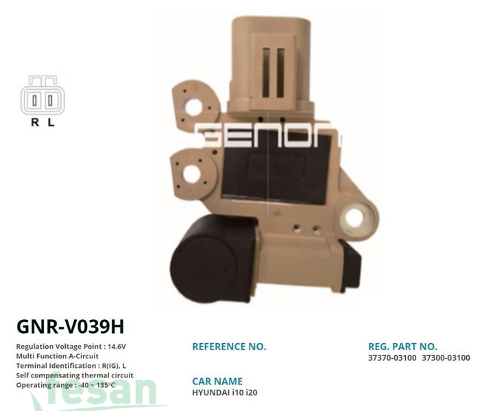 GENON GNR V039H VALEO 12V KONJEKTÖR HYUNDAİ İ10 İ20 R IG -L