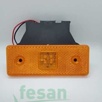 TAS 003S 12V SİDE MARKER LEDLİ ARKASI DÜZ SARI OND300L 12S 0031