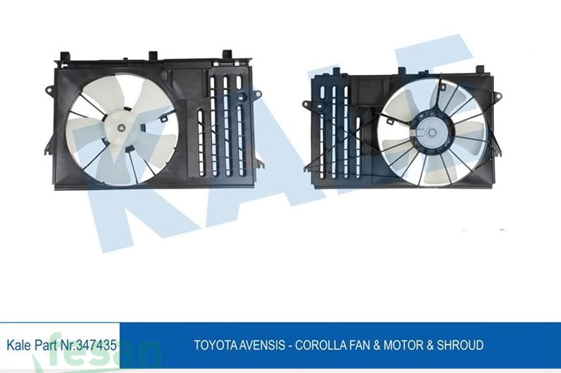 347435 12V FAN MOTORU TOYOTA YARİS 1.4 D4D AVENSIS COROLLA 2001-2005