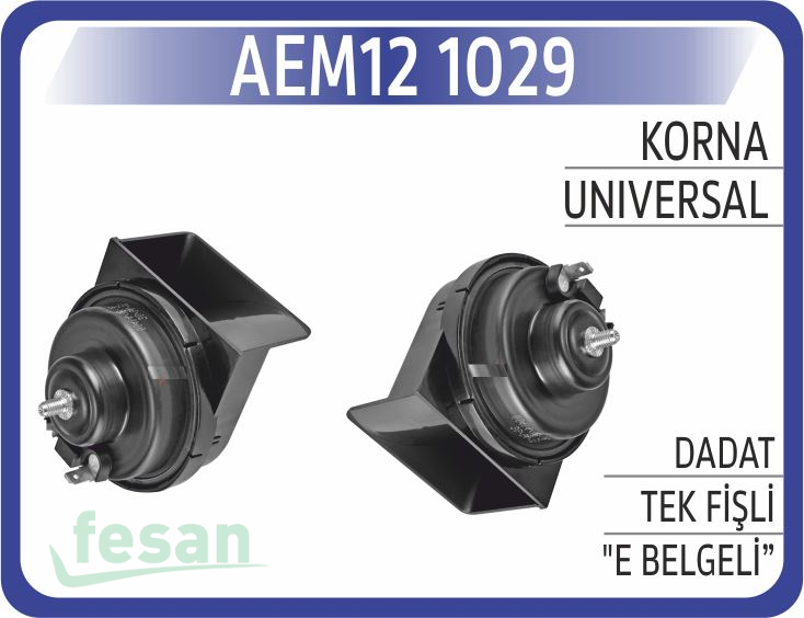 12 1029 12V KORNA DADAT TEK FİŞLİ TAKIM E BELGELİ