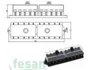 AKSA 01-004 SİGORTA KUTUSU ONLU YM FİŞLİ AKSA 01-004 ENG 260205 DENGE 12014