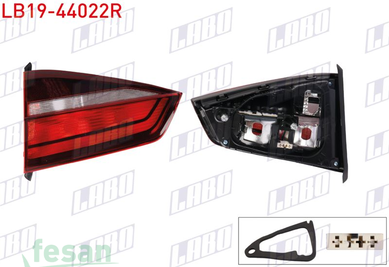 LB19-44022R STOP LAMBASI VW JETTA IV 2015-2018 SAĞ İÇ