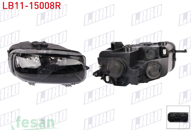 LB11-15008R FAR CİTROEN BERLİNGO 2018> OPEL COMBO TOYOTA PROACE SAĞ