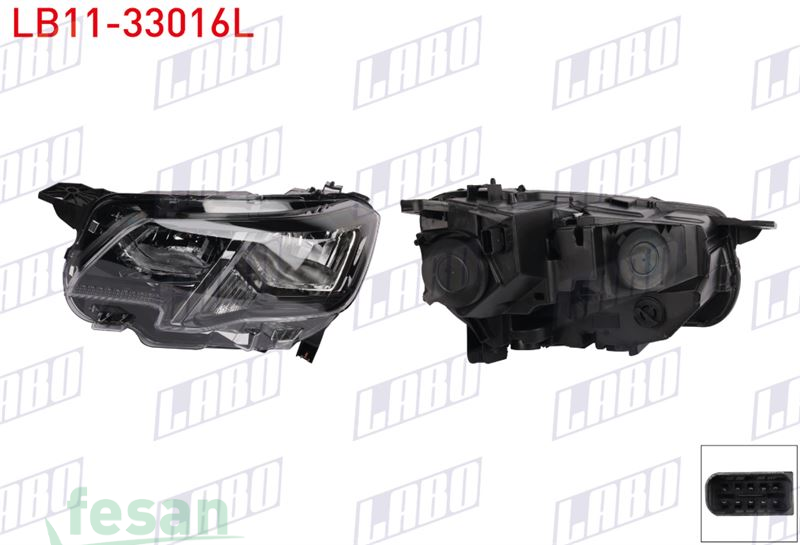 LB11-33016L FAR PEUGEOT PARTNER 2018> SOL