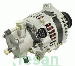 ALT 166 HİTACHİ 24V ŞARJ DİNAMOSU İSUZU NQR TURKUAZ OTOBÜS 80AHM 2 FİŞLİ