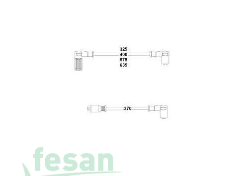 HBK.3156 BUJİ KABLO SETİ TOFAŞ UNO 70 SX