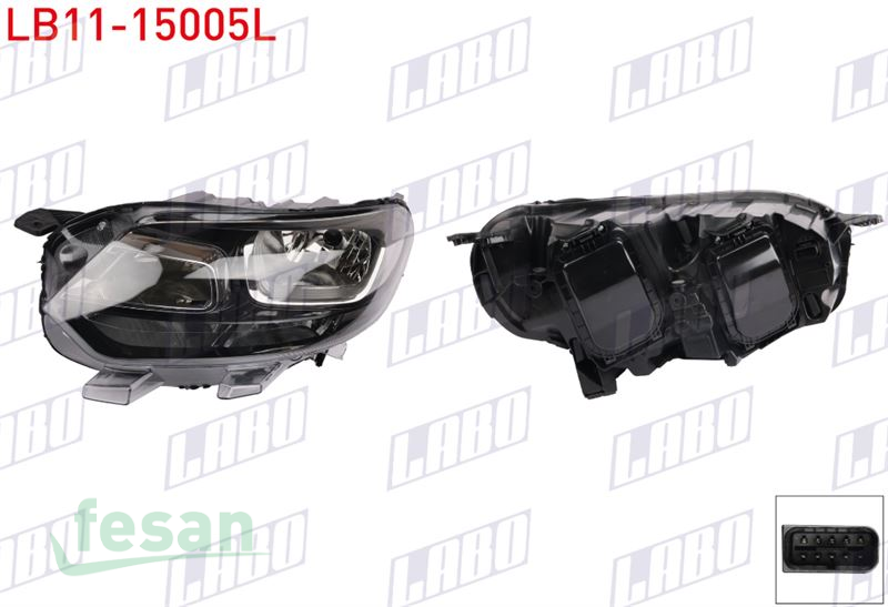 LB11-15005L FAR CİTROEN JUMPY 2018> OPEL VİVARO C SOL