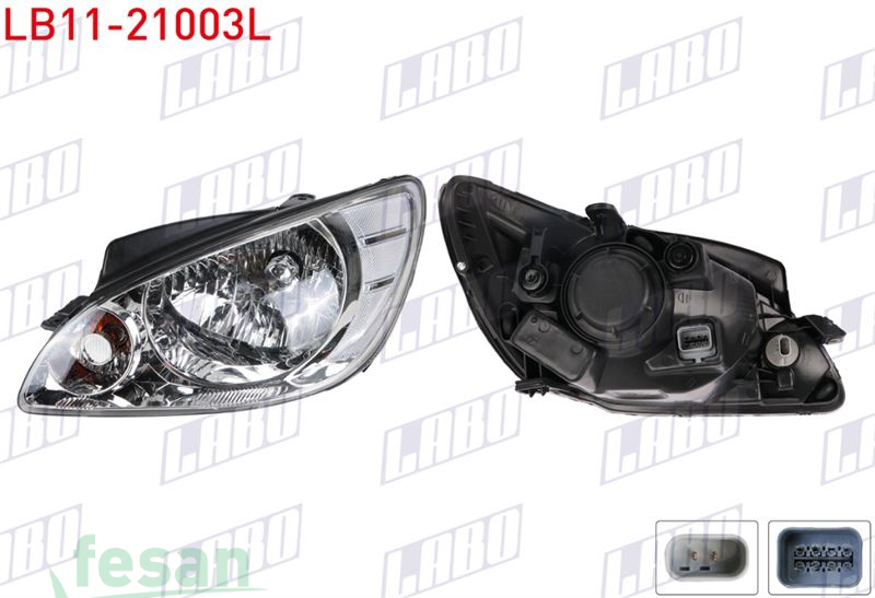 LB11-21003L FAR HYUNDAI GETZ 2006-2012 ELEKTRİKLİ MOTORSUZ SOL