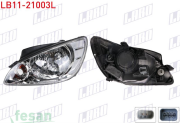 LB11-21003L FAR HYUNDAI GETZ 2006-2012 ELEKTRİKLİ MOTORSUZ SOL
