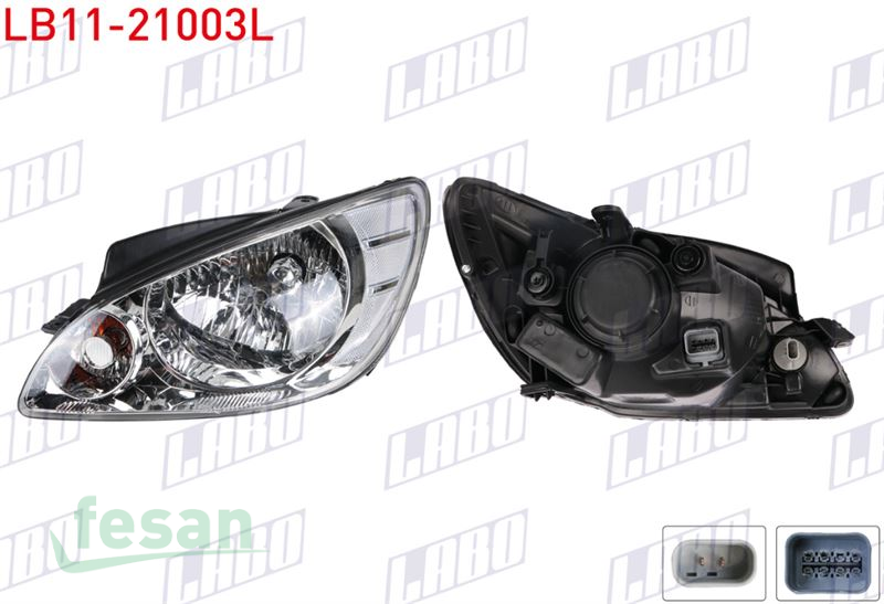 LB11-21003L FAR HYUNDAI GETZ 2006-2012 ELEKTRİKLİ MOTORSUZ SOL