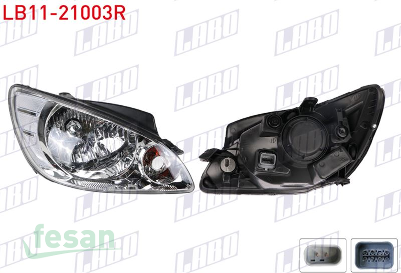 LB11-21003R FAR HYUNDAI GETZ 2006-2012 ELEKTRİKLİ MOTORSUZ SAĞ
