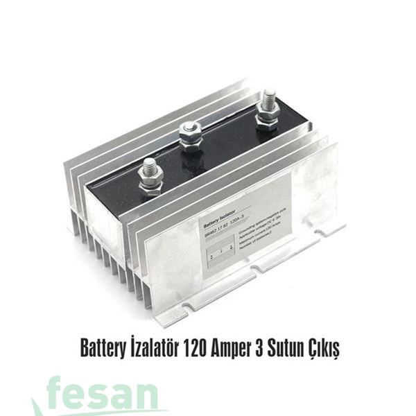 4621782 İZALATÖR BATARYA 120 AMPER 3 SÜTUN ÇIKIŞ BATTERY