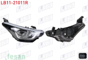 LB11-21011R FAR HYUNDAI İ20 2015-2018 LEDSİZ DÜZ TİP MOTORLU SAĞ