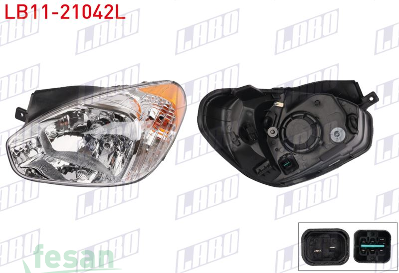 LB11-21042L FAR HYUNDAI ACCENT ERA 2006-2012 SOL MOTORLU SARI SİNYALLİ