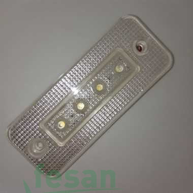 TAS 012B 12-24V KAS LAMBASI BEYAZ LED GENİŞ ÖP 255 BK 93L