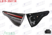 LB19-35011R STOP LAMBASI RENAULT CLİO V FAZ 2 2024> SAĞ İÇ LEDLİ