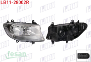 LB11-28002R FAR MERCEDES SPRİNTER 2018> MOTORLU SAĞ