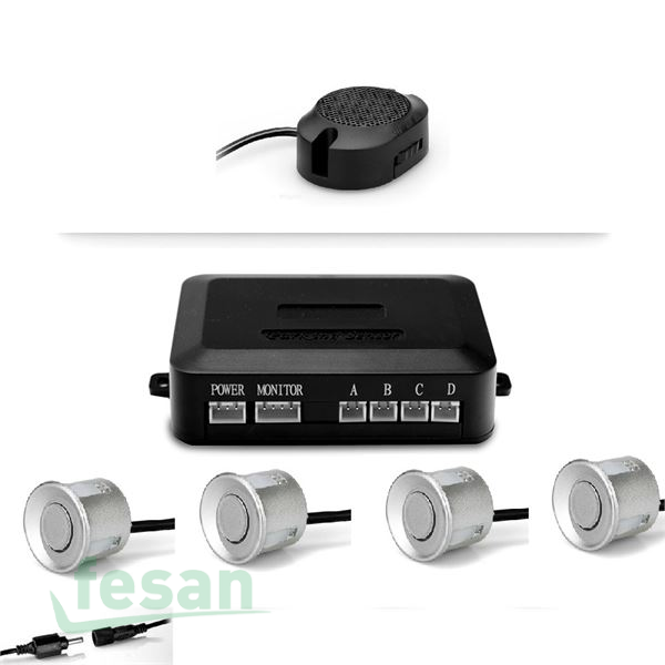 11 1011A PARK SENSÖRÜ BUZERLİ 22MM GRİ SES İKAZLI