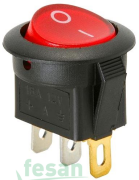 11020 ANAHTAR IŞIKLI KIRMIZI TUŞ 3FİŞ