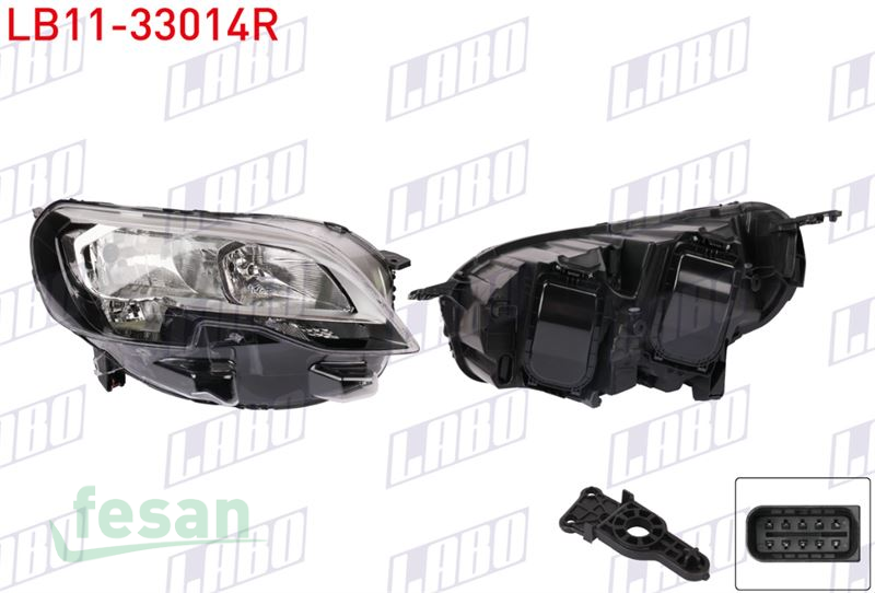 LB11-33014R FAR PEUGEOT EXPERT 2017> TRAVELLER SAĞ