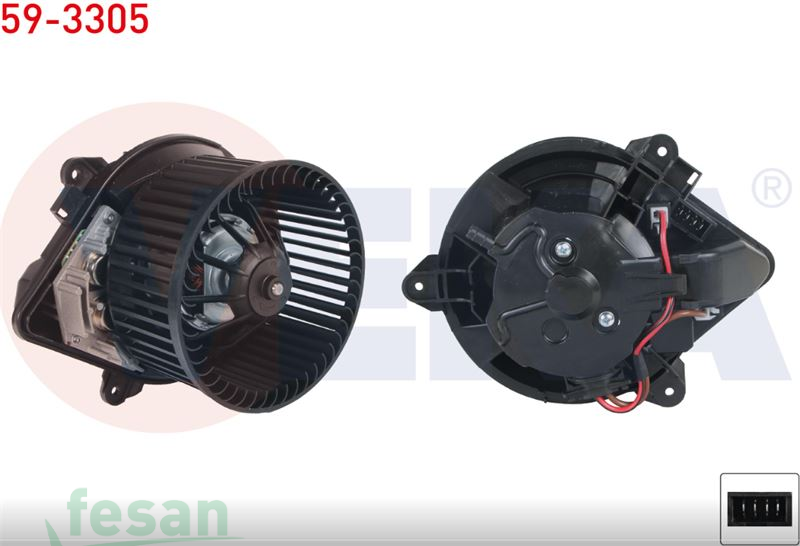 59-3305 12V KALORİFER MOTORU PEUGEOT PARTNER 1996-2008