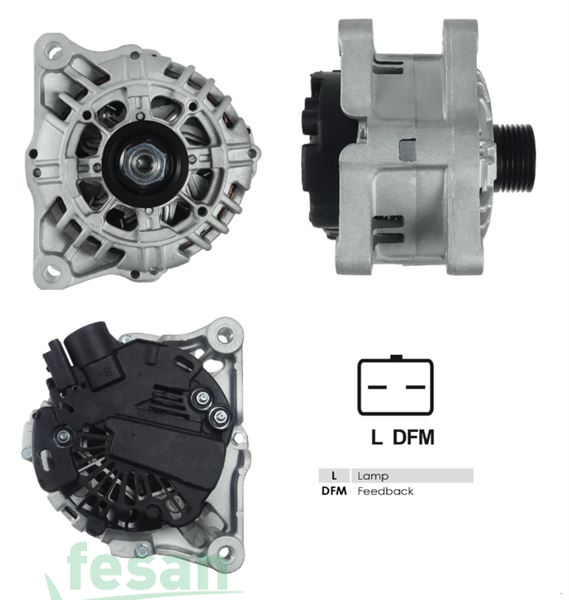 ALT 877 VALEO 12V Ş DİNAMOSU PEUGEOT PARTNER-206 307 HDİ CİTROEN C2-C3 SCUDO 2.0 JTD 90AHM