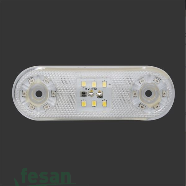 BAD 214 MARKER LAMBA SİNYALLİ 18LED BEYAZ PARMAK GENİŞ