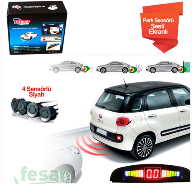 0015906 PARK SENSÖRÜ BUZERLİ 19MM SİYAH