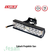 3010606 10-30V PROJEKTÖR ÇAKARLI BEYAZ+SARI 15W