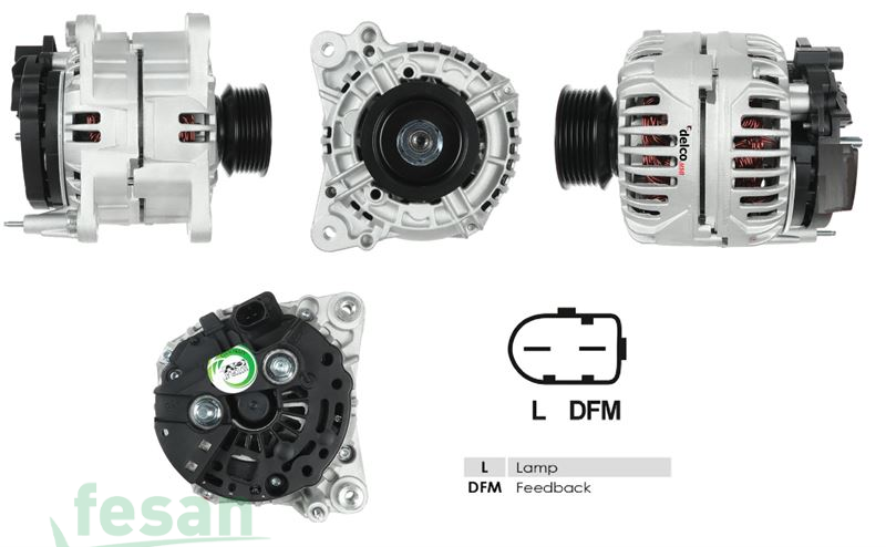 BOSCH DLA285 12V ALTERNATÖR VW T4 LT 28-35 II LT 46 1998 -> MİNİBÜS/OTOBÜS 120AHM