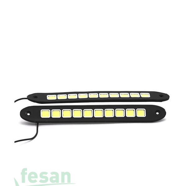 4322798 12V GÜNDÜZ FARI COB LEDLİ ELASTİK BEYAZ