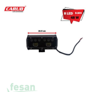 4203331 9-30V OFF ROAD PROJEKTÖR 16.5CM 8LED 48W MERCEKLİ
