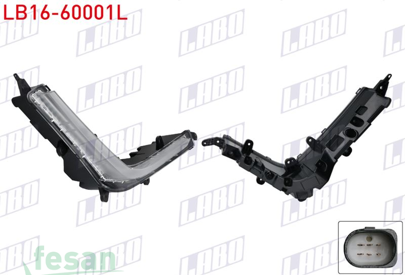 LB16-60001L GÜNDÜZ FARI TOGG T10X 2023> SOL