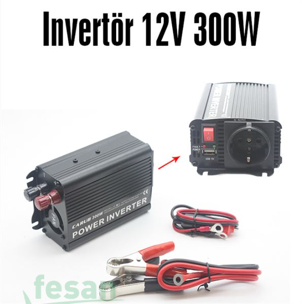 4621757 İNVERTÖR 12/220 VOLT 300 WALT W1 USB Ç.UÇ