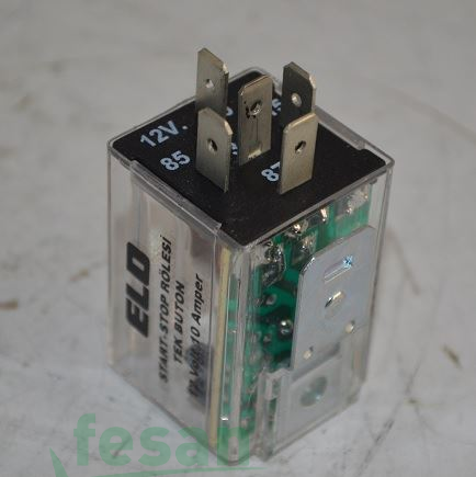 ELO 201.011.001 12V RÖLE START STOP EKSİ UÇLU