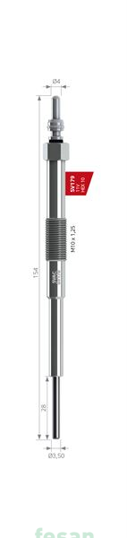 SVAC SV179  000  11V ISITMA BUJİSİ SUBARU İMPREZA 2.0 LEGACY FORESTER XV