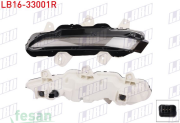 LB16-33001R GÜNDÜZ FARI PEUGEOT 208 2019-2024 2008 2019> SAĞ