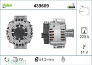 VALEO 439609 12V ŞARJ DİNAMOSU MERCEDES SPRİNTER 220 AMPER LİN UCLU