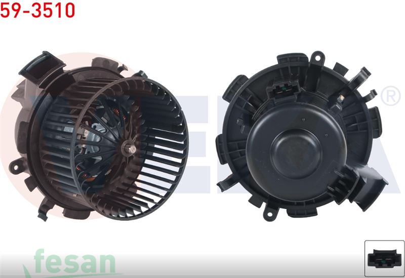 59-3510 12V KALORİFER MOTORU RENAULT MASTER OPEL MOVANO MERCEDES CITAN